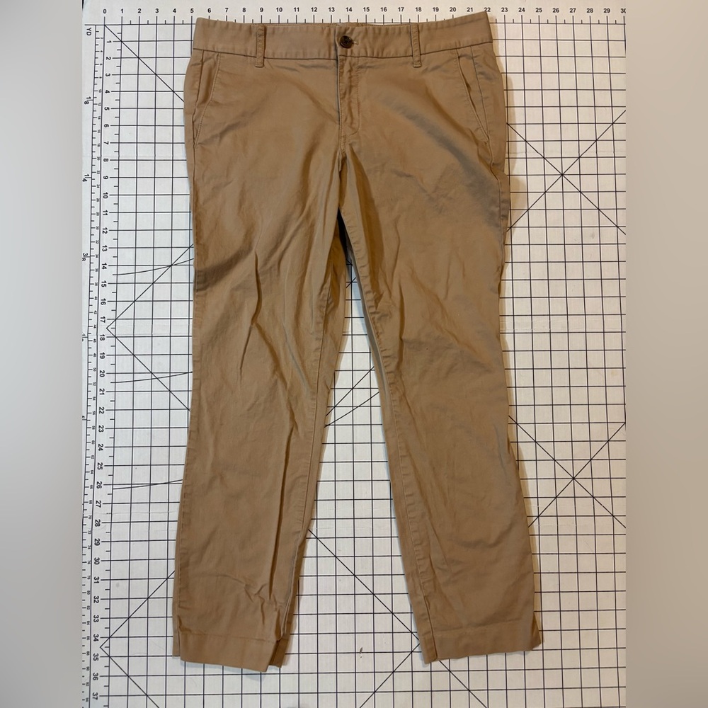 J. Crew Stretch‎ Women’s Size 10 Tan Frankie Chino Pants